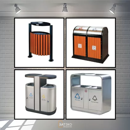 THÙNG RÁC NGOÀI TRỜI